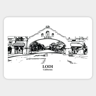 Lodi - California Sticker